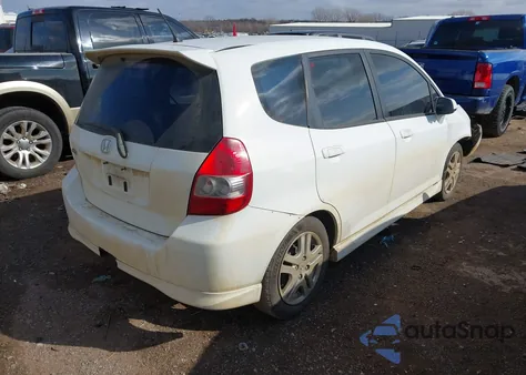 2007 Honda Fit Sport from USA, damaged, VIN JHMGD38627S060629